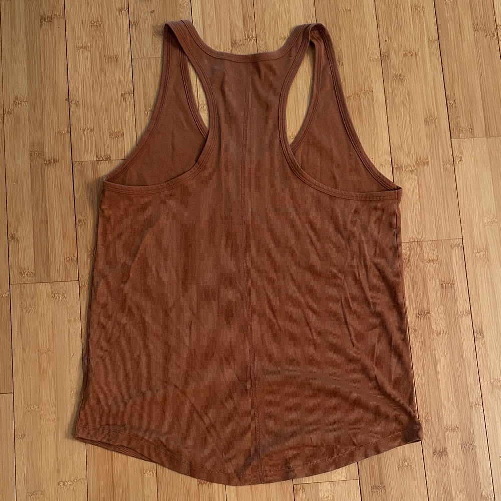 Universal Thread Chestnut Ribbed Racerback Tank - Picture 3 of 3